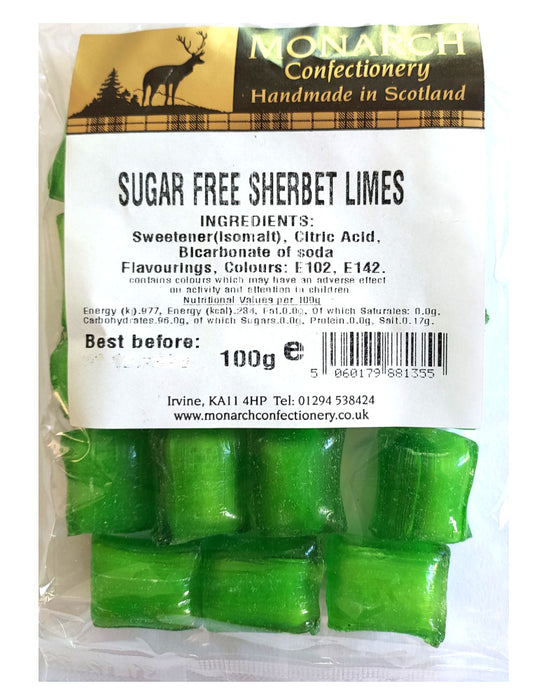 Monarch Sugar Free Sherbet Limes