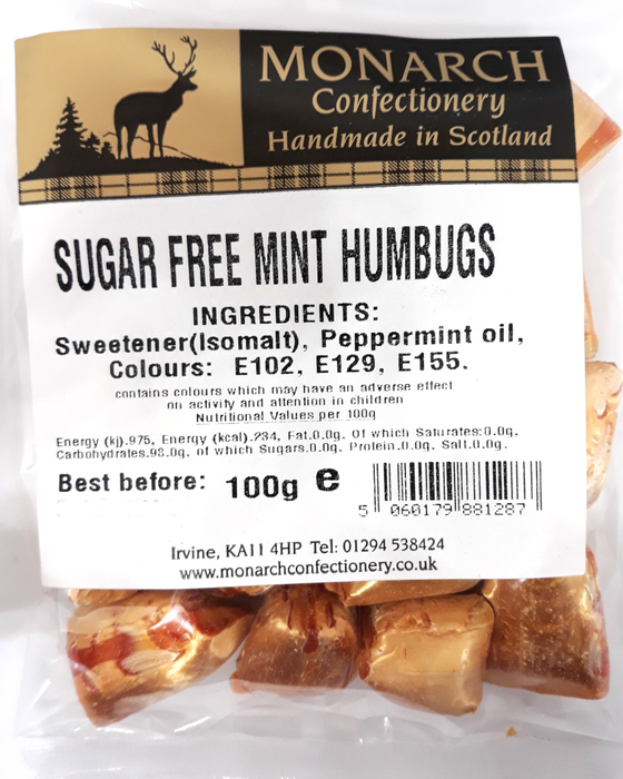 Monarch Sugar Free Golden Humbugs