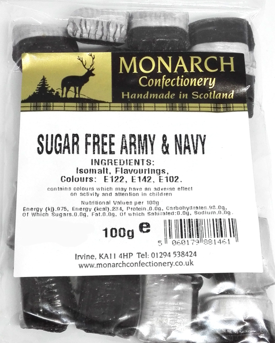 Monarch Sugar Free Army and Navy