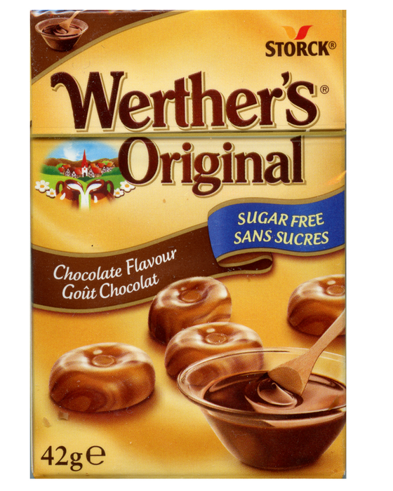 Werther's Sugar Free Chocolate Caramels  (pocket Box)