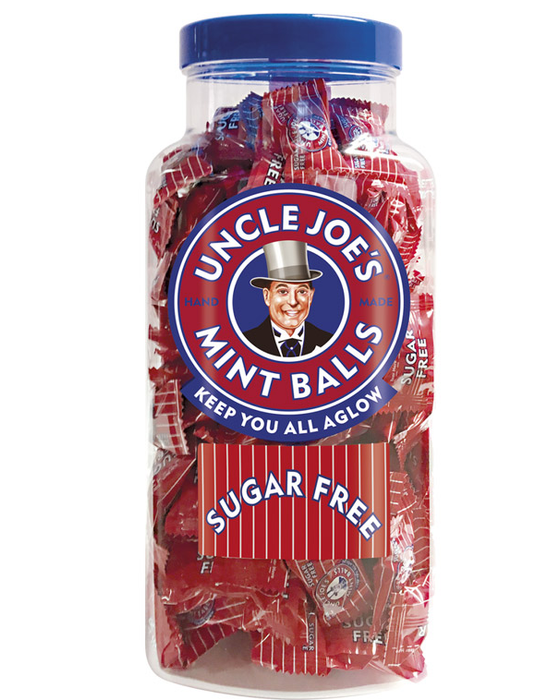 Uncle Joe's  Sugar Free Mint Balls (bulk Jar)