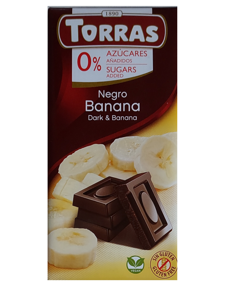 Torras Dark Chocolate with Banana (NAS) — sweetswithout