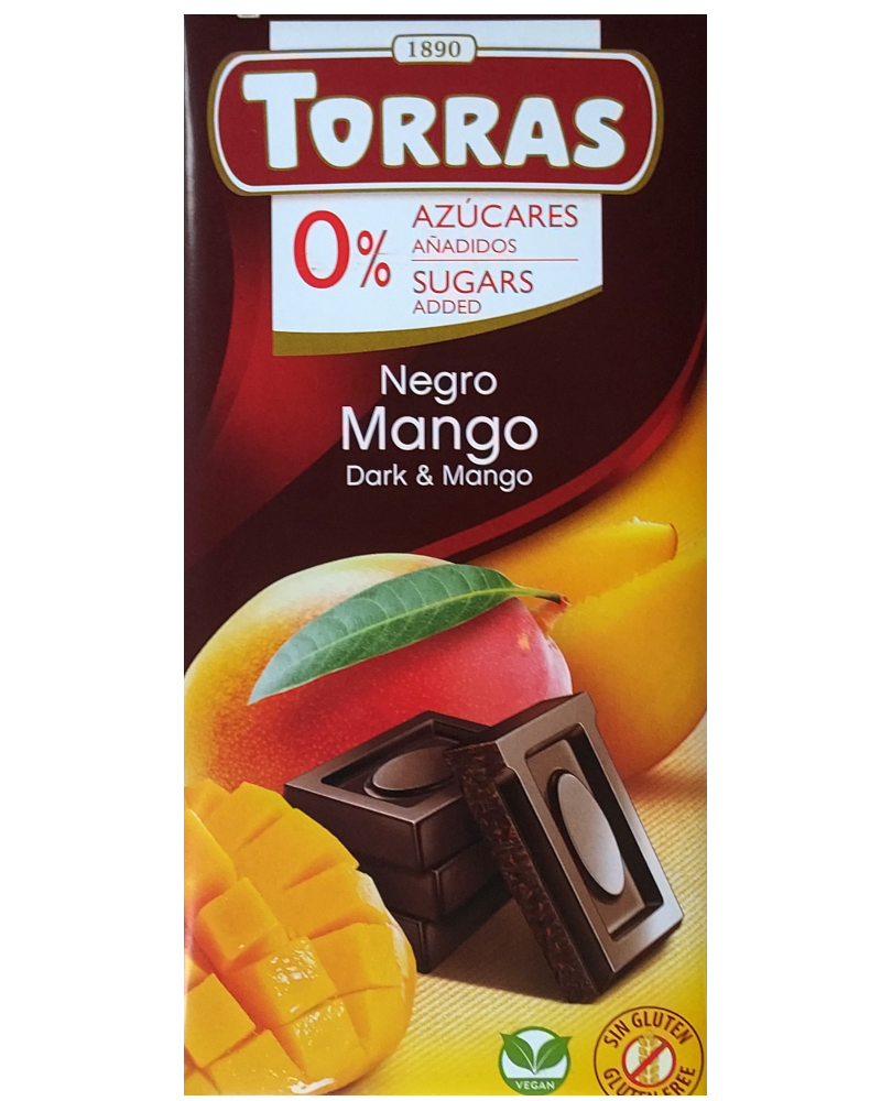 Torras Dark Chocolate with Mango (NAS) — sweetswithout